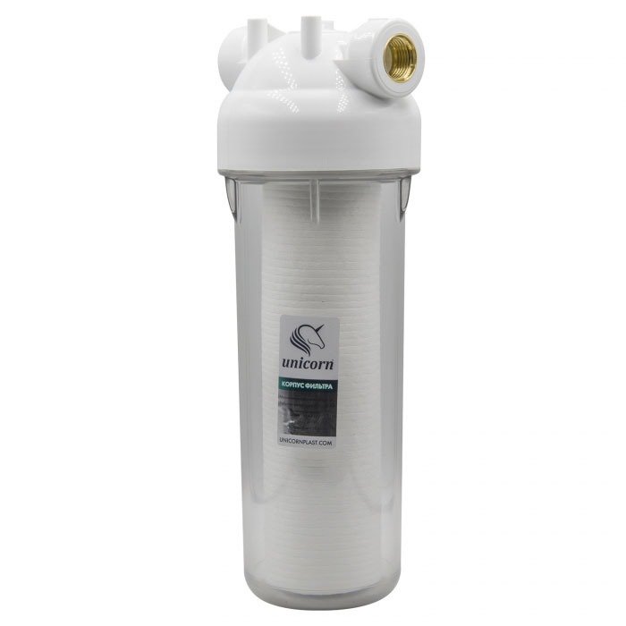 Корпус фильтра прозрачный пл 3/4 м/м 10 SL Unicorn KSBP 34