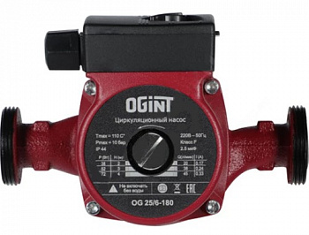 Насос циркуляционный OG 25/6-180 PN10 230B в/к Ogint