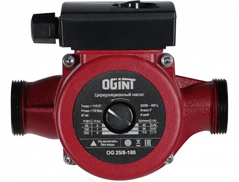 Насос циркуляционный OG 25/8-180 PN10 230B в/к Ogint