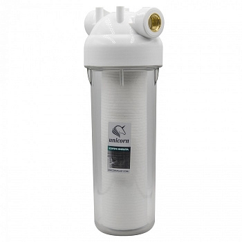 Корпус фильтра прозрачный пл 1/2 м/м 10 SL Unicorn KSBP 12